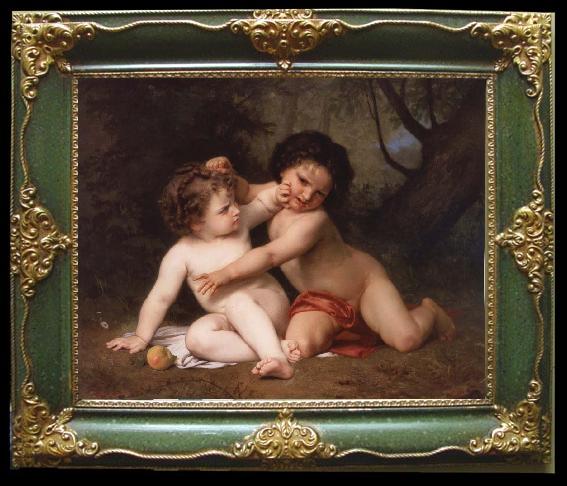 framed  Adolphe William Bouguereau Jhe War, Ta119-4